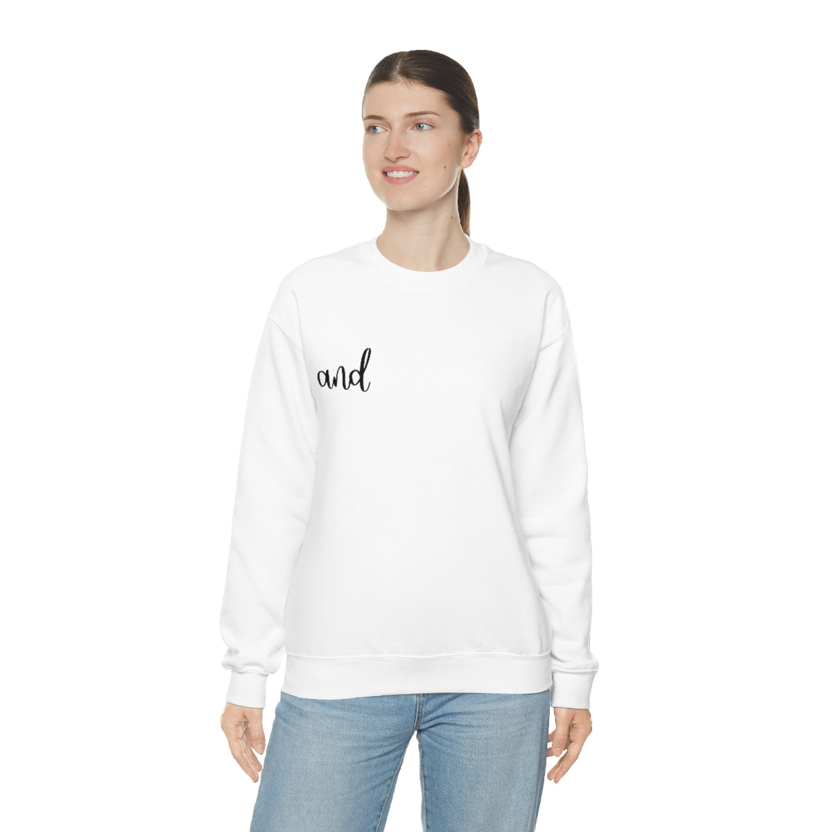 'AND' Unisex Heavy Blend™ Crewneck Sweatshirt