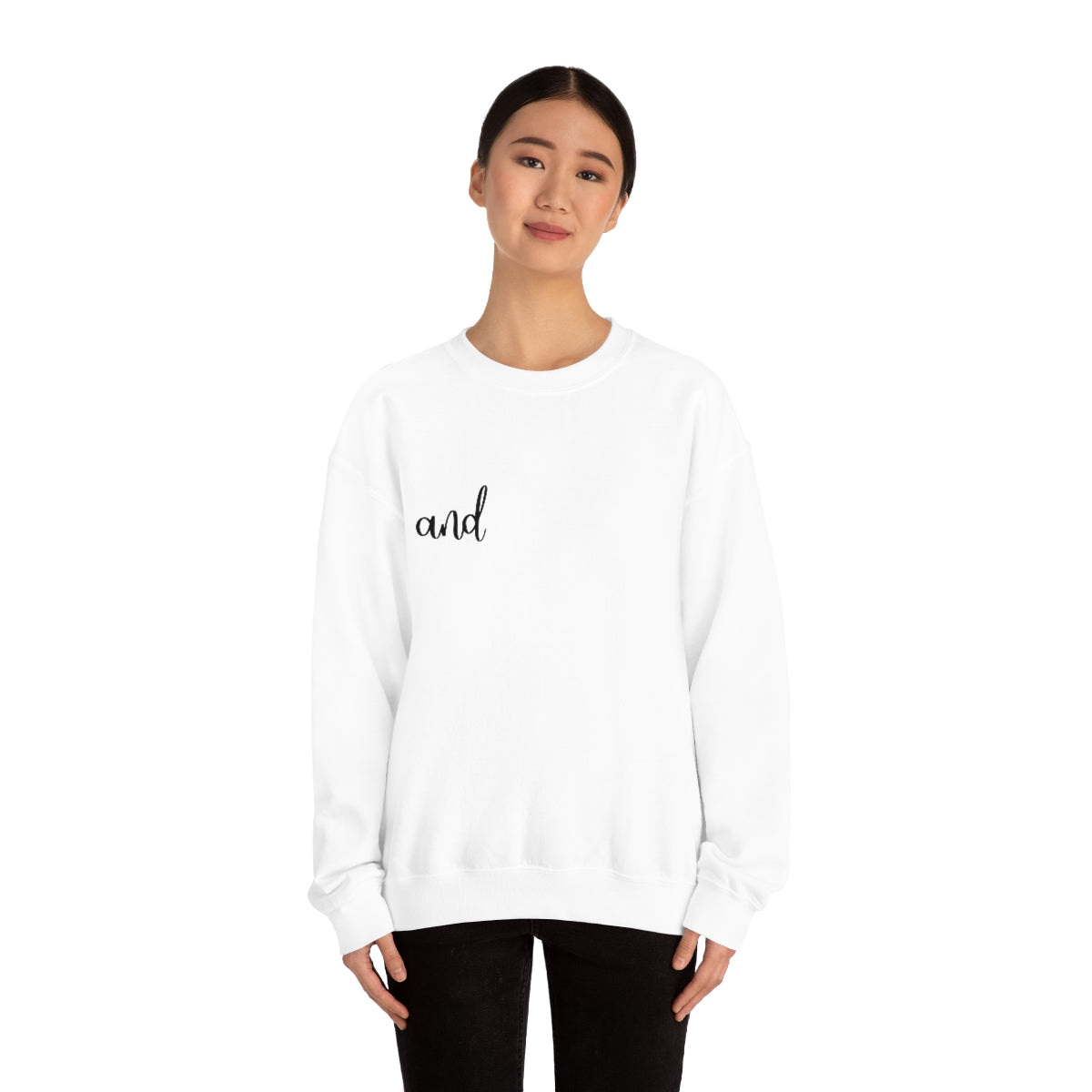 'AND' Unisex Heavy Blend™ Crewneck Sweatshirt