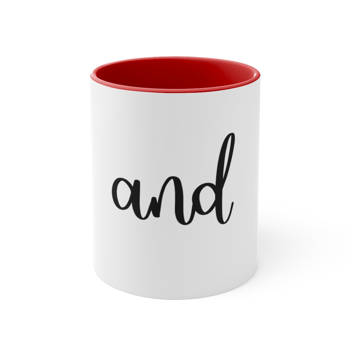 'And' Accent Coffee Mug, 11oz
