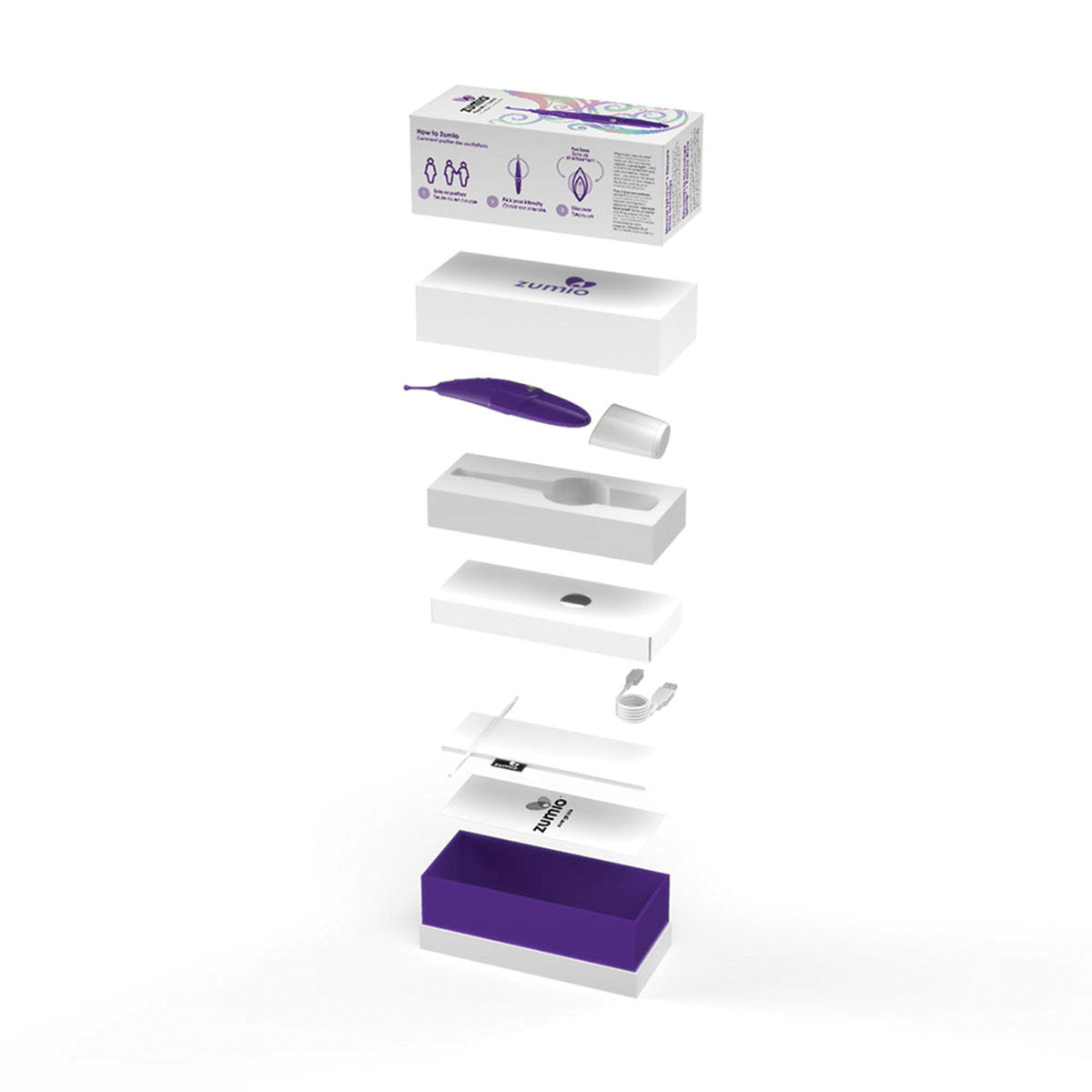 Zumio Clitoral Stimulator with packaging