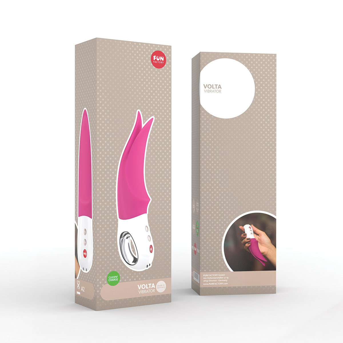 Fun Factory Volta External Vibrator - Blackberry