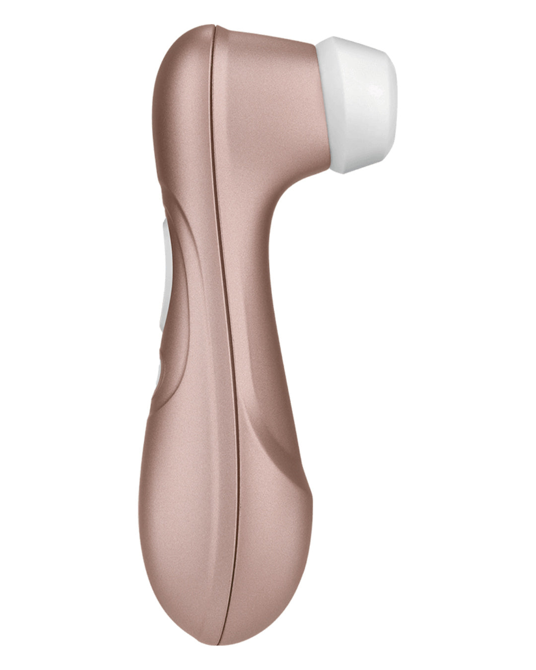 Satisfyer Pro 2 Waterproof Pressure Wave Clitoral Stimulator side view on a white background