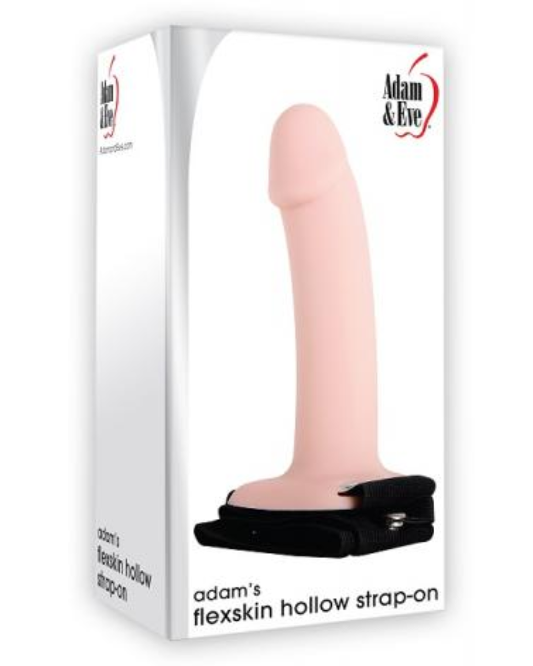 Adam's Flexskin Hollow Silicone Strap-on Penis Extension