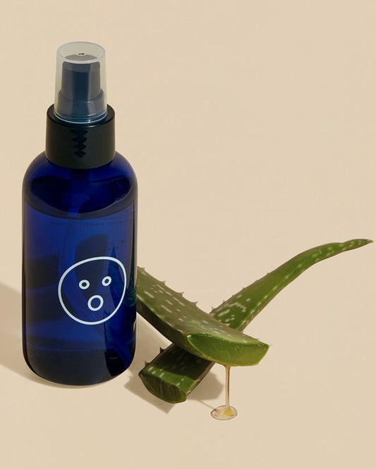 Alu Water Based Aloe Vera Lubricant 4 oz with aloe leaf