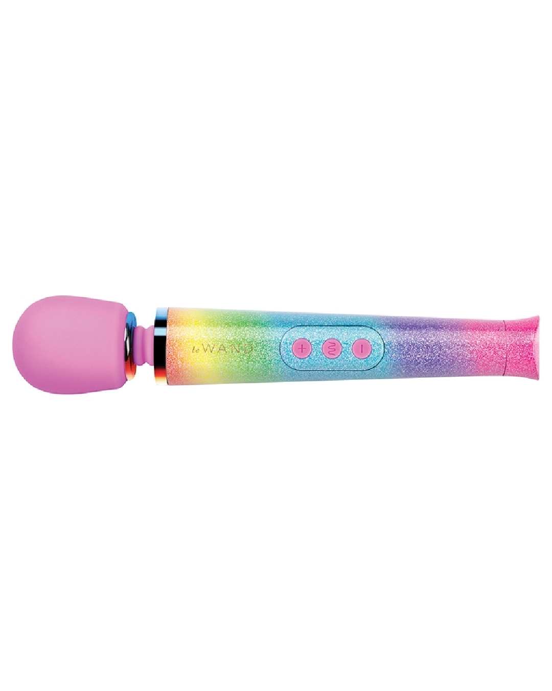 All That Glimmers Wand Vibrator Set - Rainbow horizontally