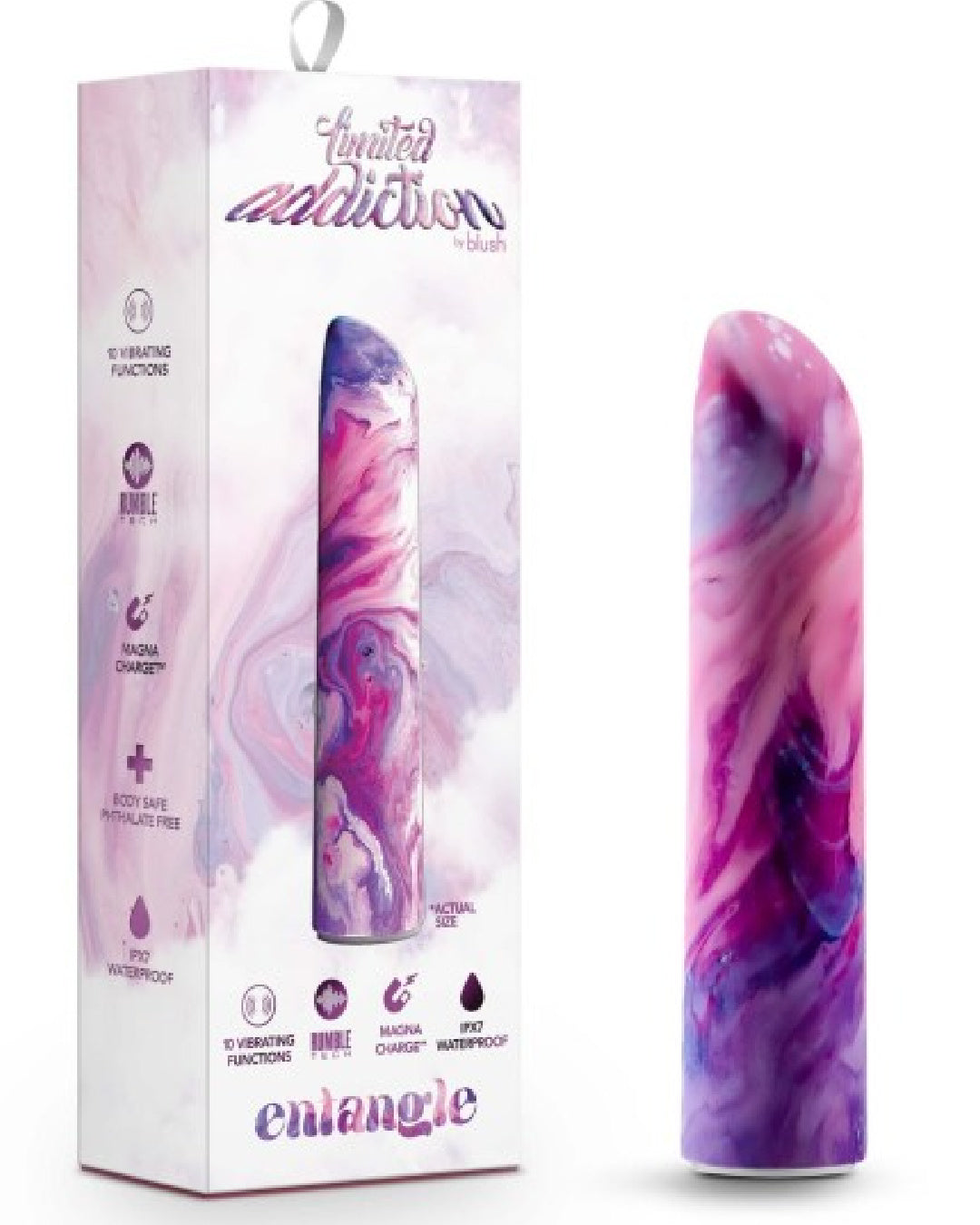 Limited Addiction Power Bullet Vibe - Entangle next to box