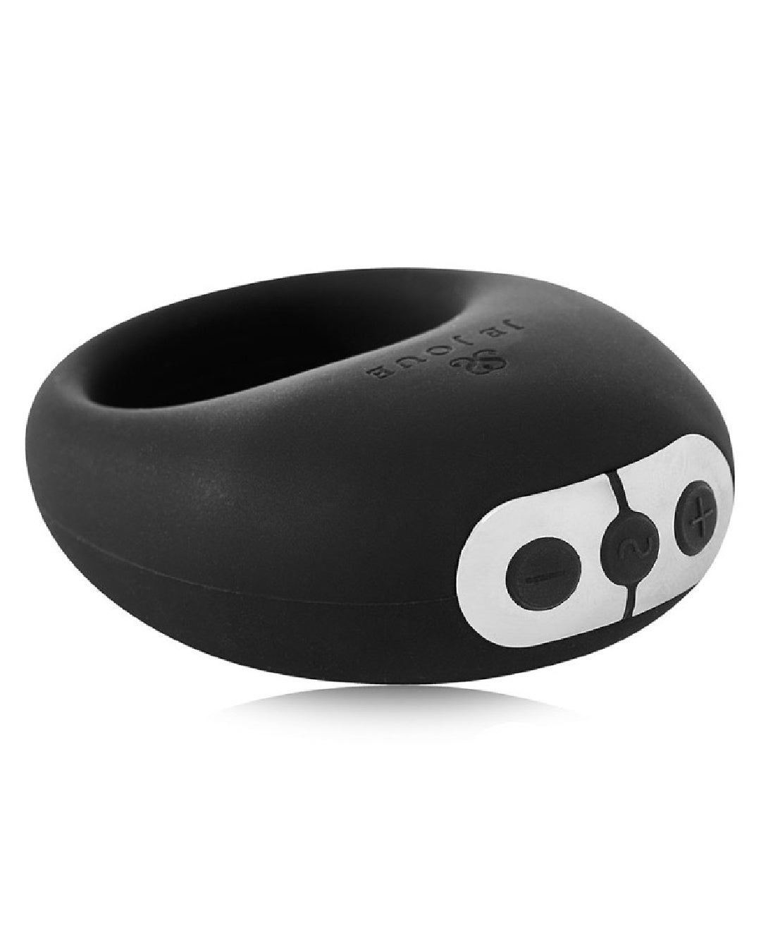 Je Joue Mio Vibrating Cock Ring - Black  laying down