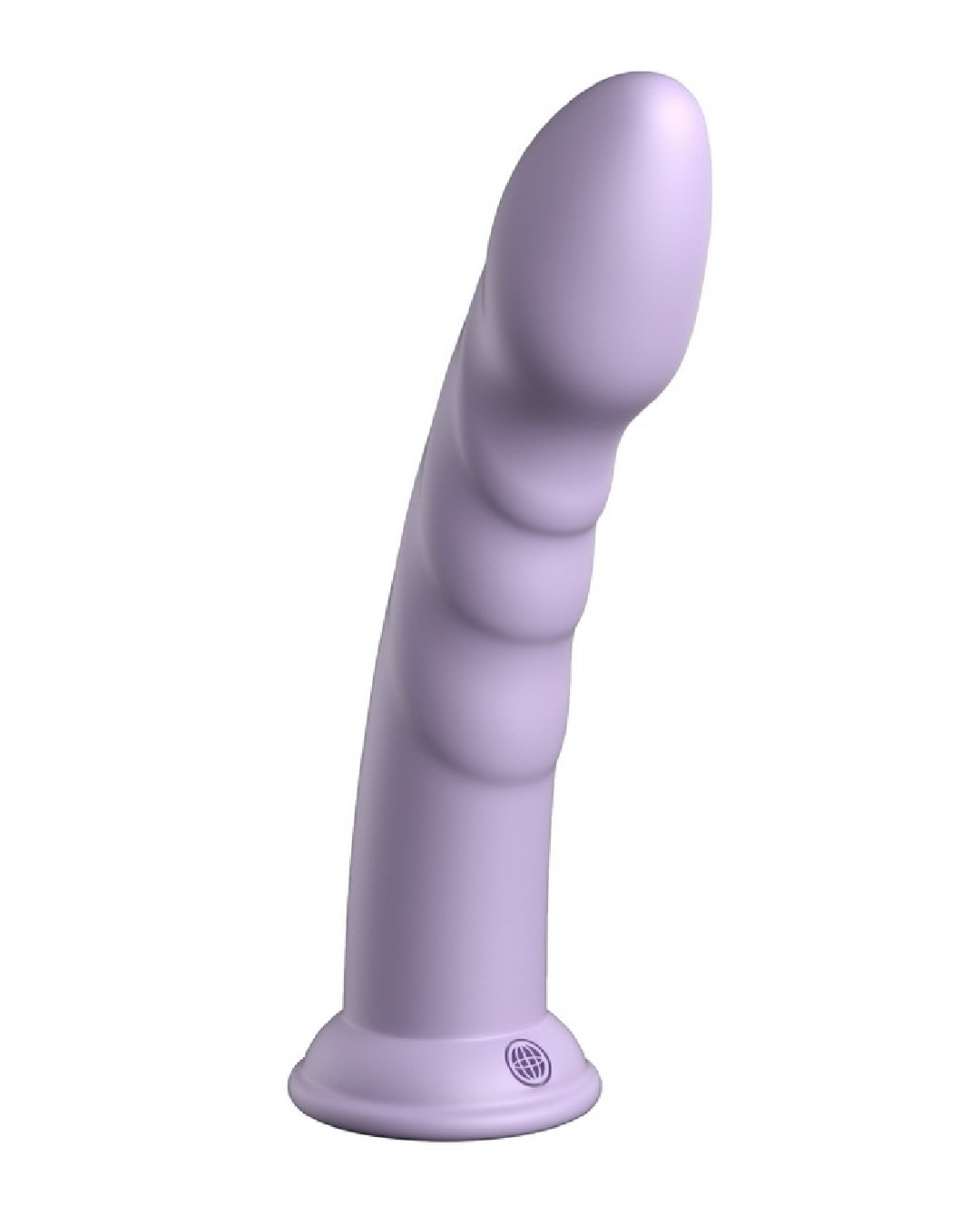 Dillio Platinum Super Eight 8 Inch Dildo - Purple front view