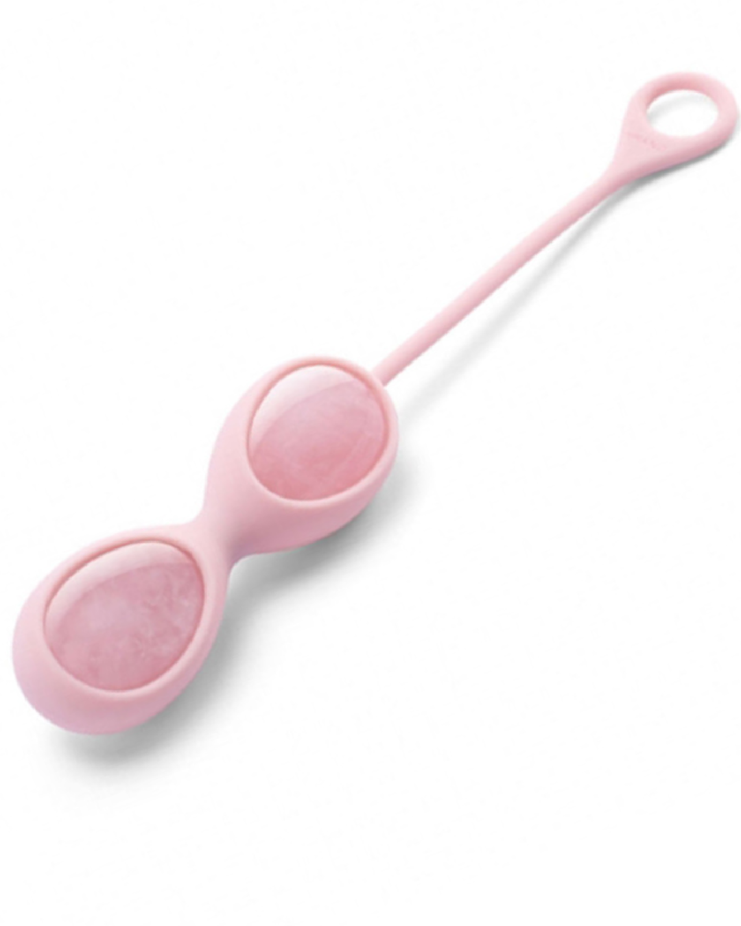 Le Wand Crystal Yoni Eggs - Rose Quartz in silicone casing