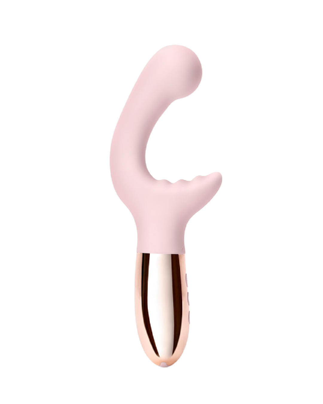 Le Wand XO Double Motor Internal and External Vibrator - Rose Gold
