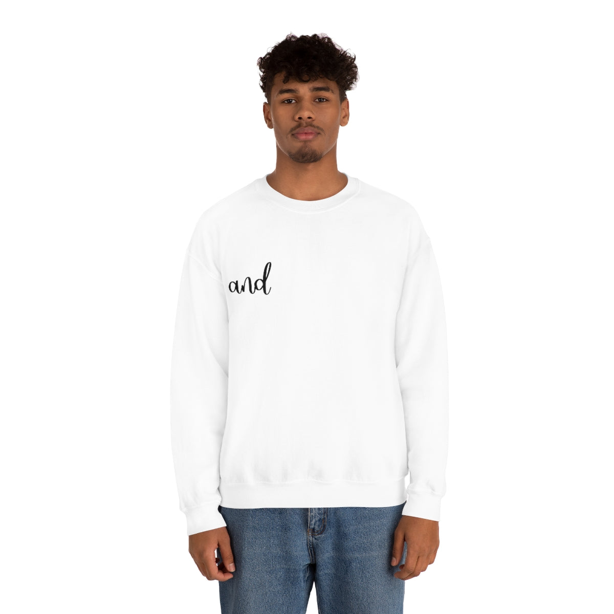 'AND' Unisex Heavy Blend™ Crewneck Sweatshirt