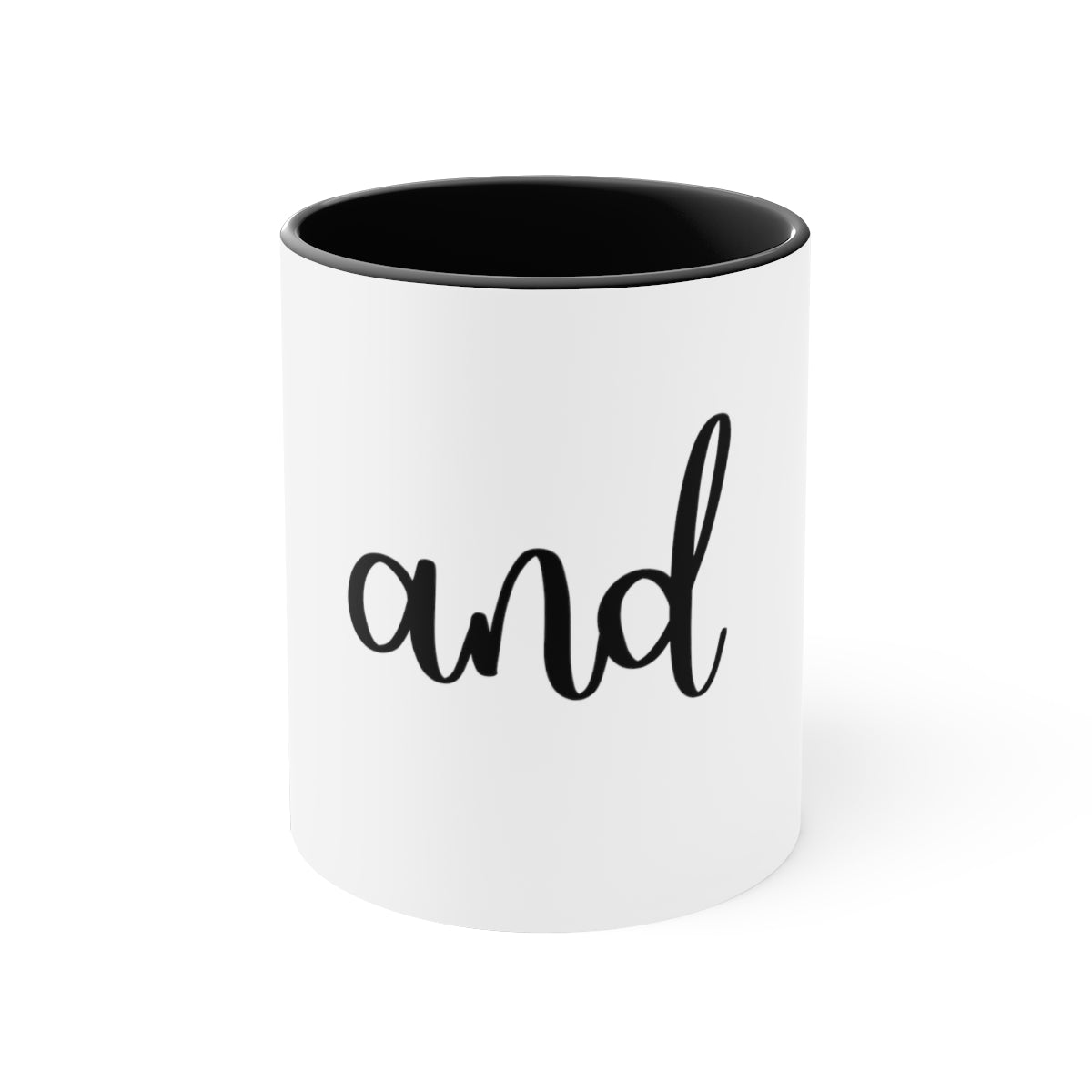 'And' Accent Coffee Mug, 11oz