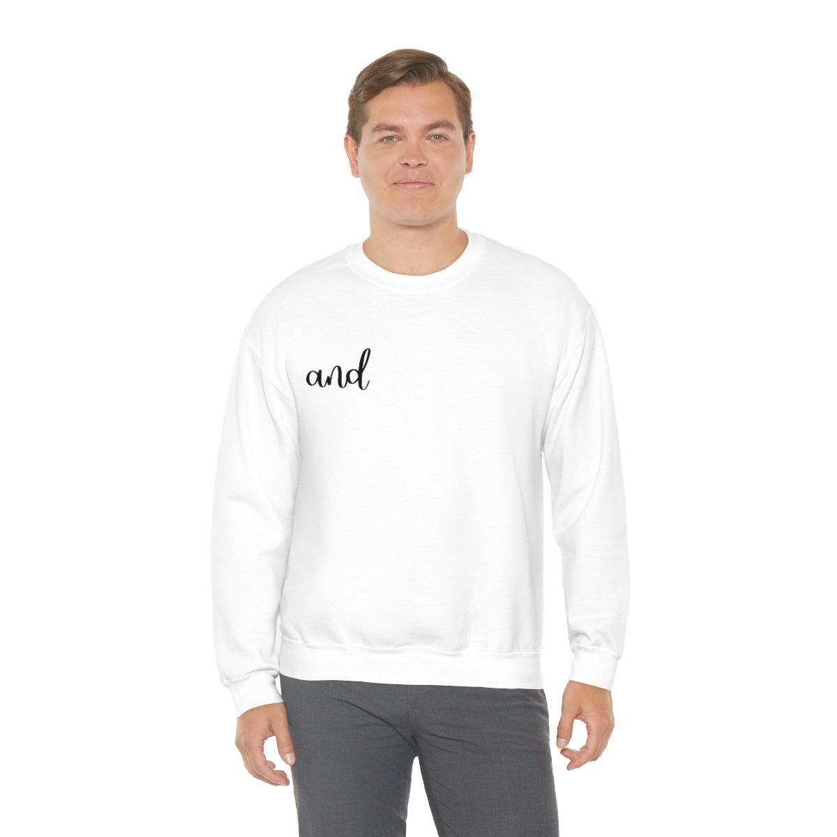'AND' Unisex Heavy Blend™ Crewneck Sweatshirt