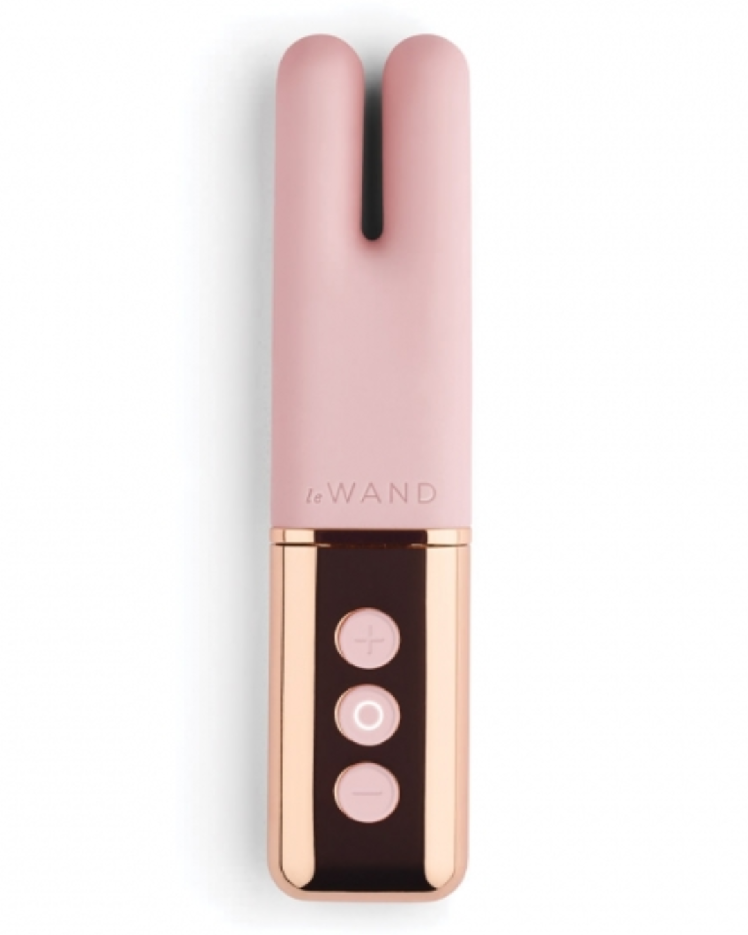 Le Wand Deux Twin Motor Rechargeable Waterproof Vibrator - Rose Gold