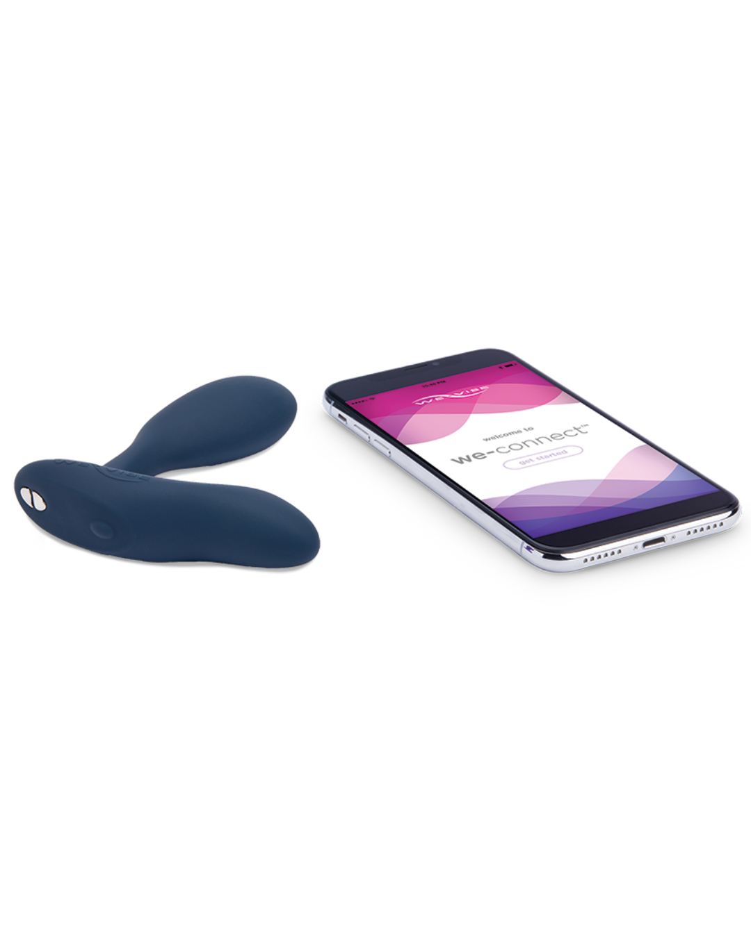 We-Vibe Vector Remote Controlled Adjustable Prostate Massager with smartphone