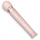 Le Wand Petite Rechargeable Massager - Rose Gold against a white background showing the buttons 