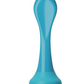 Zumio i - Rechargeable Clitoral Stimulator -Teal showing spoon shaped tip 