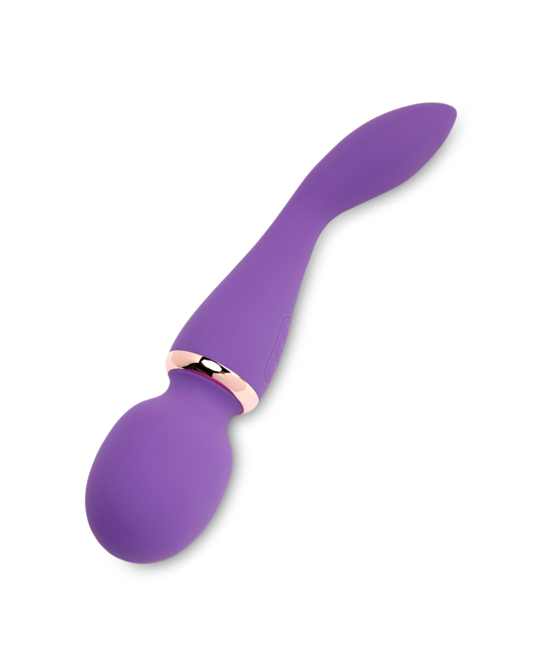 Alluvion XLR8 Powerful Double Ended Bendable Wand - Purple on a white background
