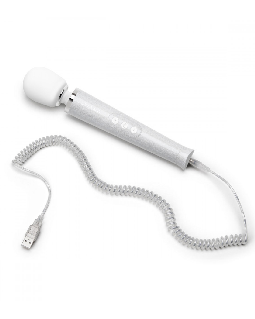 All That Glimmers Wand Vibrator Set - White