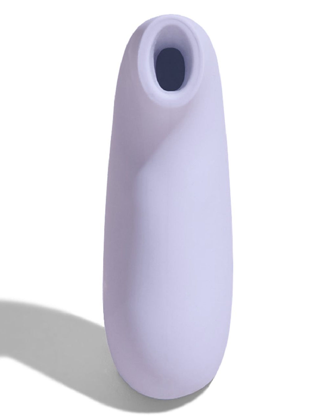 Aer Clitoral Suction Toy Vibrator by Dame Products  front view on white background 