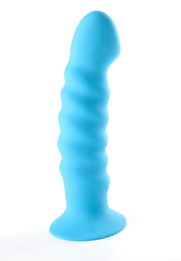 Kendall Ribbed 8" Silicone Dildo