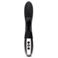 Le Wand Blend Double Motor Rechargeable Rabbit Vibrator - Black front view of buttons