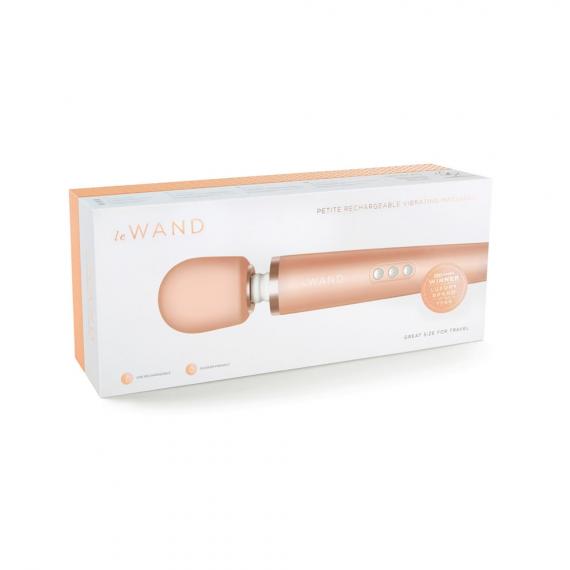Le Wand Petite Rechargeable Massager - Rose Gold box